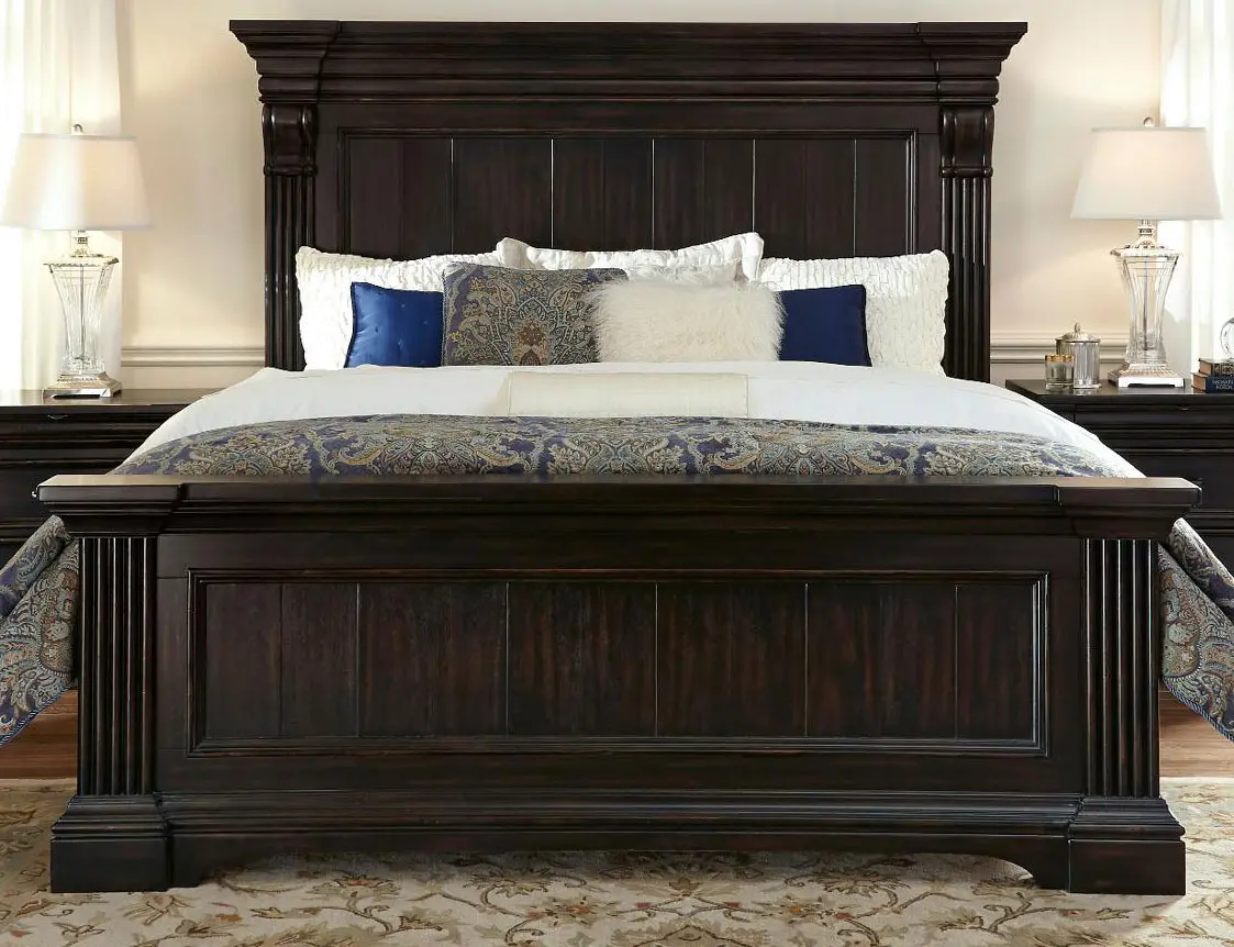 Caldwell Dark Brown Queen Bed