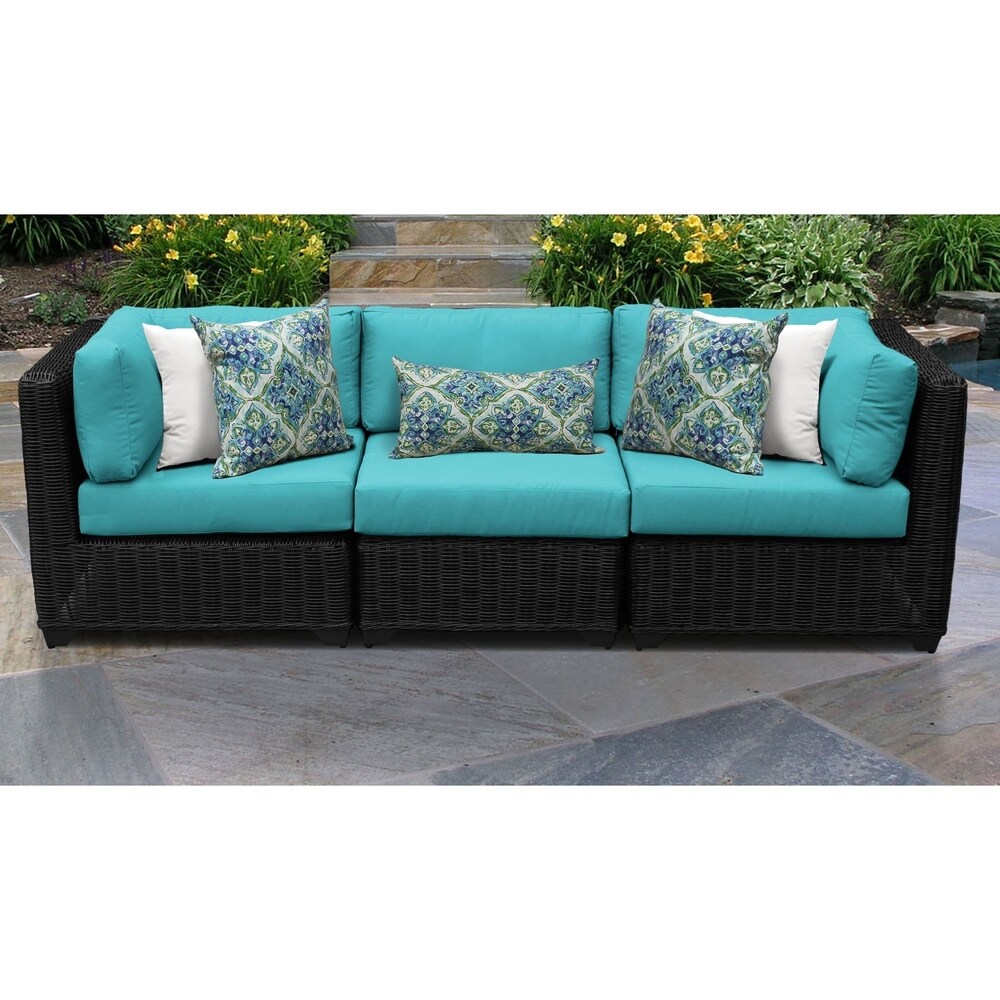 Venice 3 Piece Outdoor Wicker Patio Furniture Set