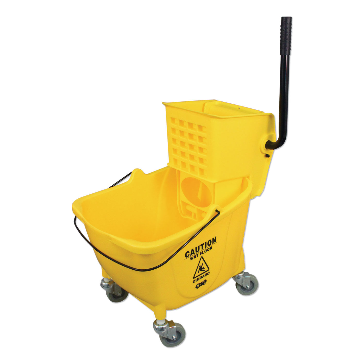 Side-Press Wringer and Plastic Bucket Combo by Impactandreg; IMP7Y26363Y