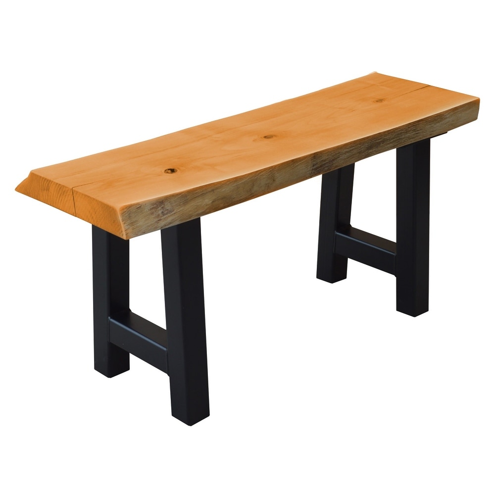 Live Edge Locust Wood Ridgemont Bench