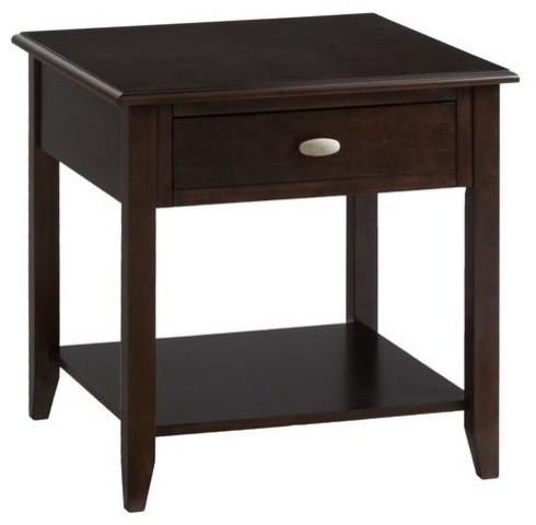 Merlot End Table   Transitional   Side Tables And End Tables   by HedgeApple  Houzz