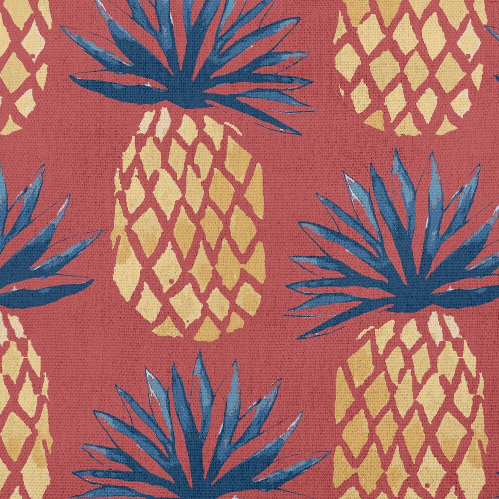 Pineapple Stripes Nautical Decorative Indoor Pillow