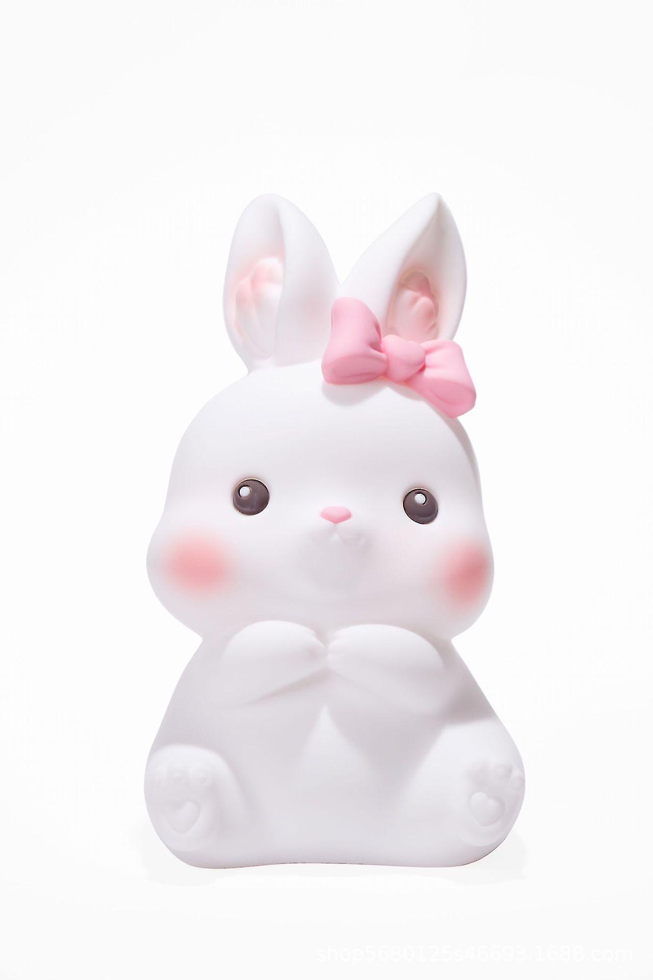 Cute Rabbit Silicone Pat Light Usb Bedside Creative Intelligent Induction Night Light Gift Toy