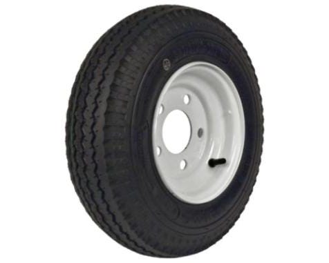 Kenda Loadstar Trailer Tire and 5-Hole Wheel (5/4.5) - 480/400-8 LRB