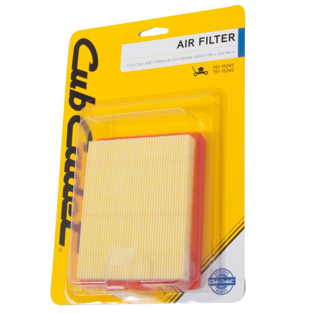 Cub Cadet Air Filter for Cub Cadet 159cc and 196cc Premium OHV Engines OE# 751-15245 490-200-C065