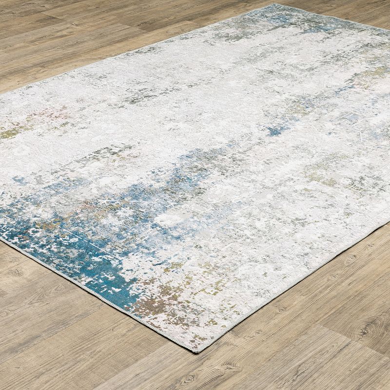 StyleHaven Marissa Washable Faded Ornate Area Rug