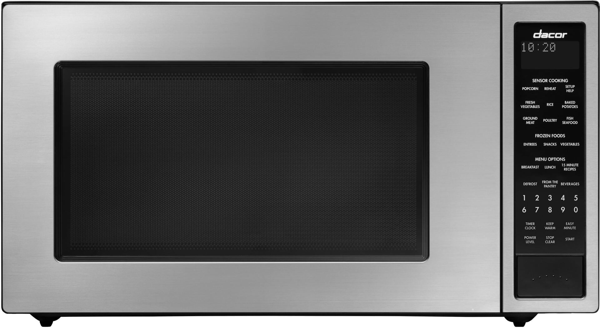 Dacor DMW2420S 24 inch Professional Series Counter Top or Built-In Microwave with 2.0 cu. ft. Capacity; 3 Defrost Options; Sensor Technology; 1100 Cooking Watts; and Easy Minute: Stainless Steel