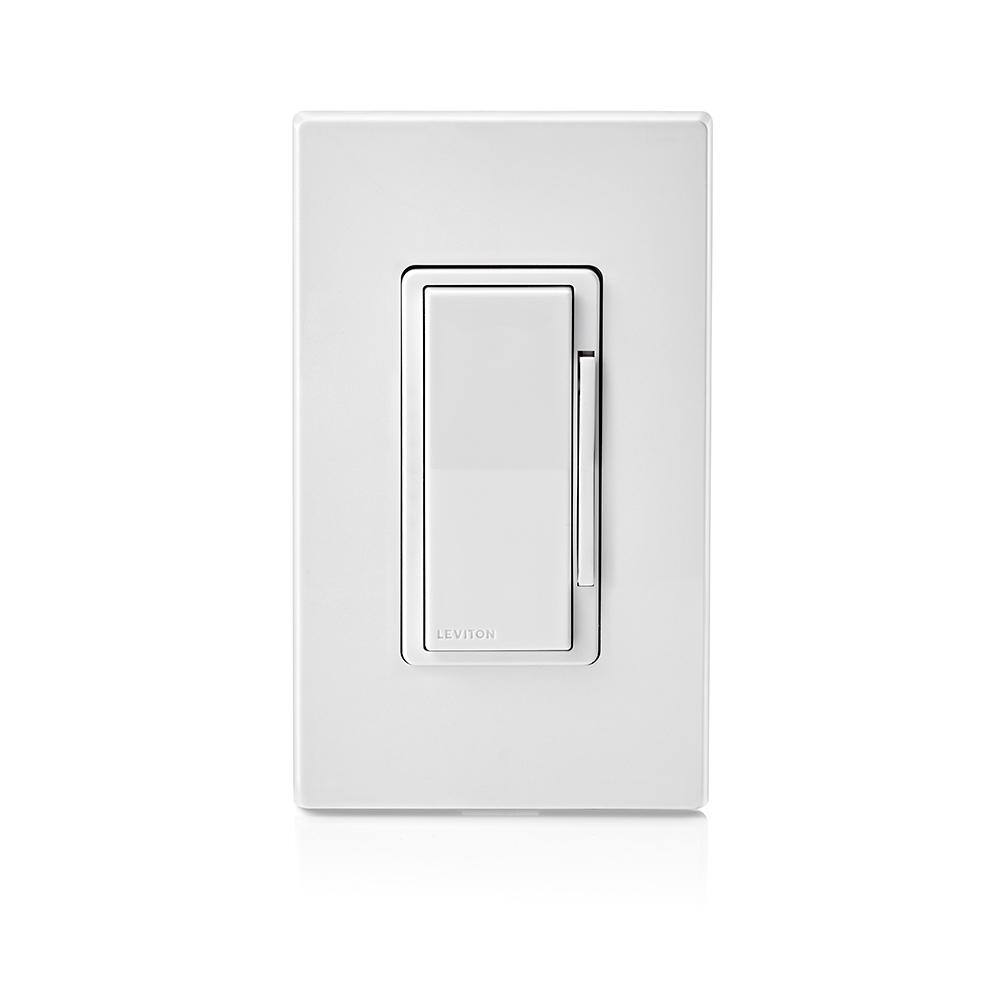 Leviton Decora Smart Wi-Fi Dimmer (2nd Gen) No Hub Required Works with Google Alexa HomeKit Anywhere Companions White R02-D26HD-1RW