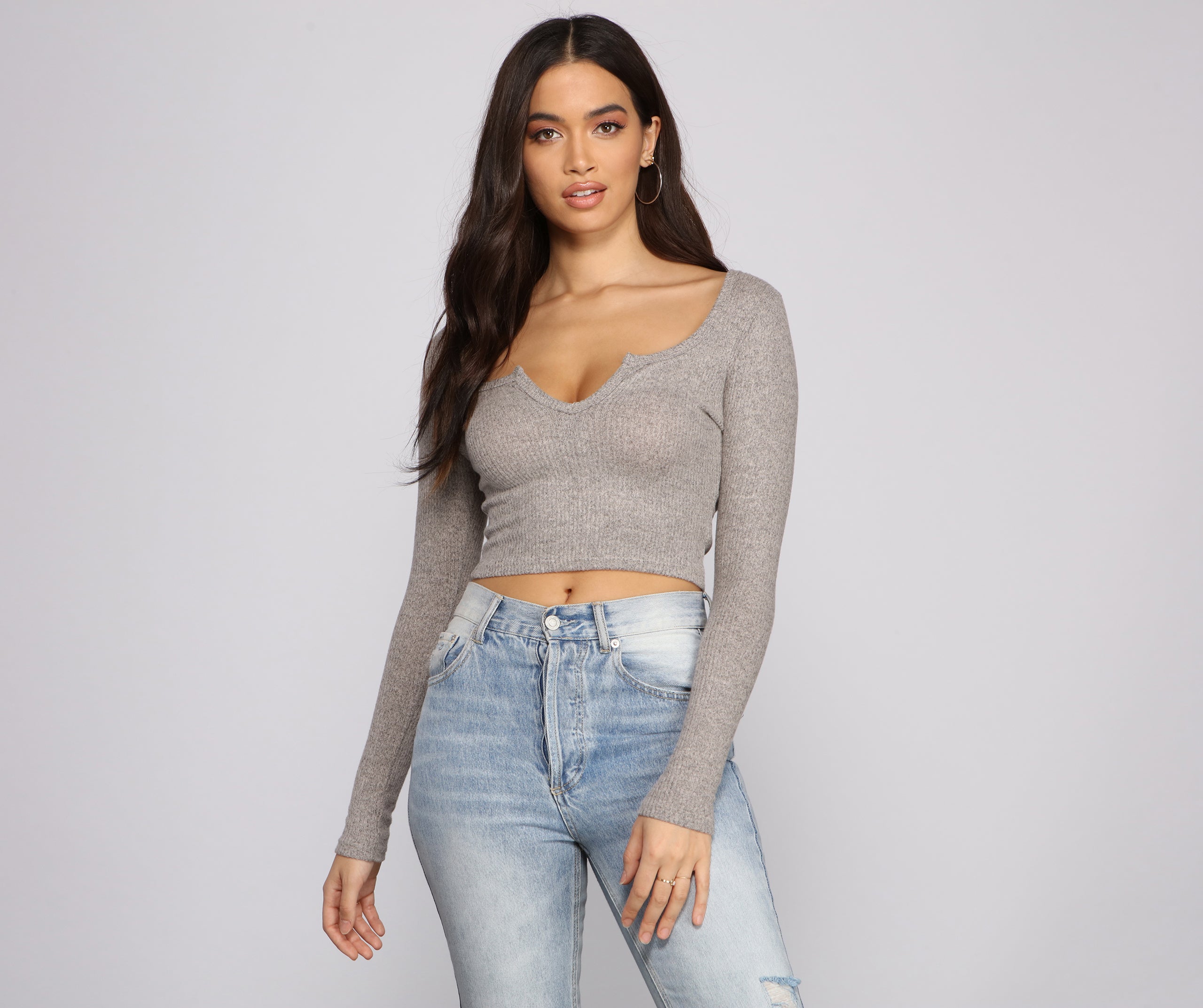 Must-Have Ribbed Knit Crop Top