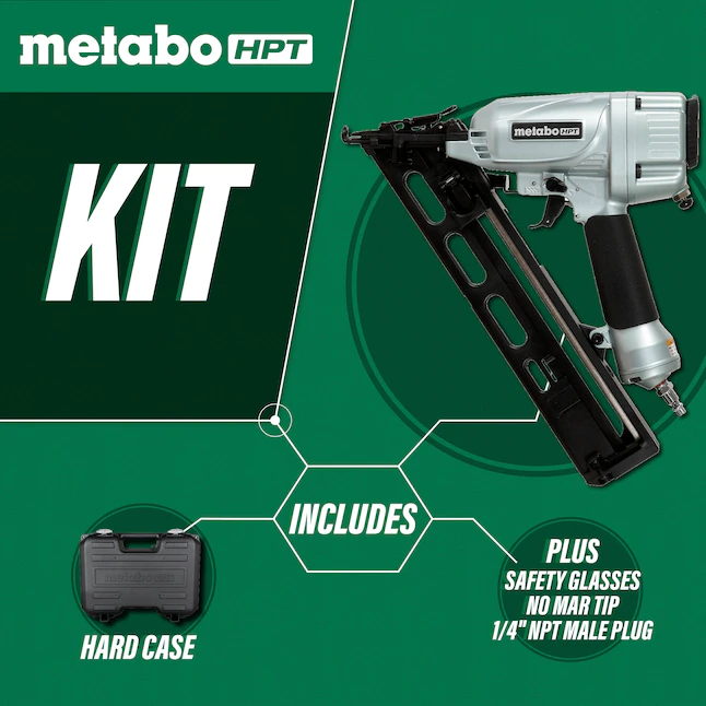 Metabo HPT 15-Gauge Pneumatic Finish Nailer