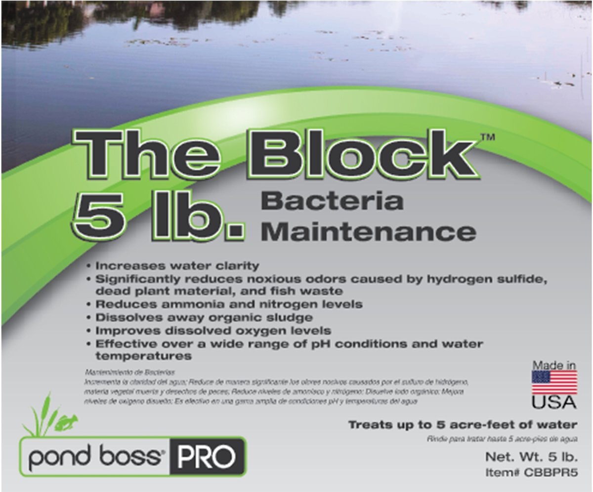 Pond Boss The Block Water Care， 5-lb block