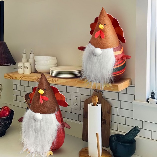 Nifti Nest Thanksgiving Turkey Gnome 2 Pcs