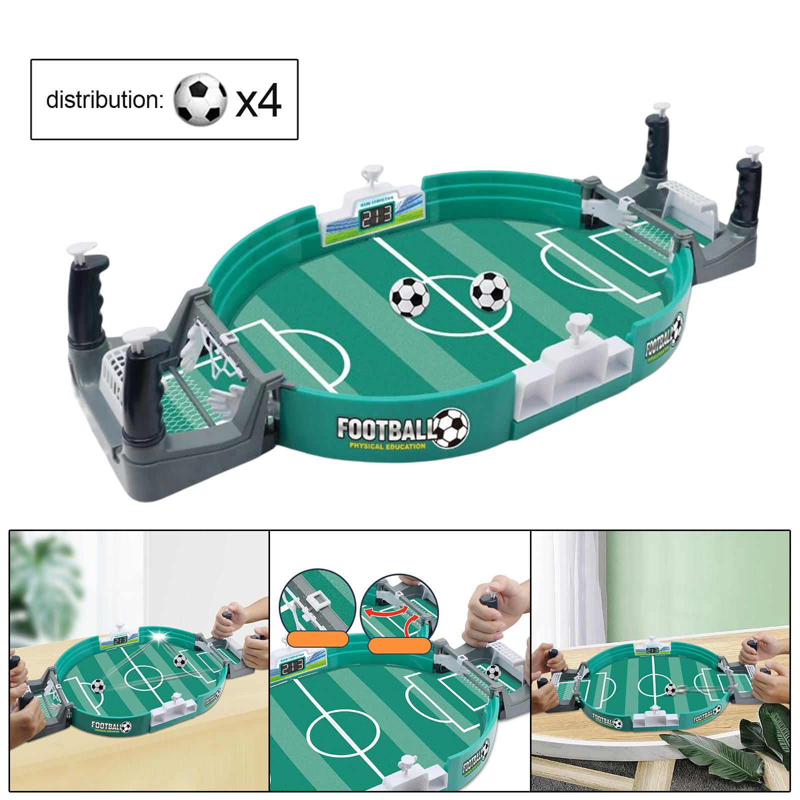 Soccer Game Interactive Toy Tabletop Play Ball Soccer Toys Football Board Game medium 4 balls