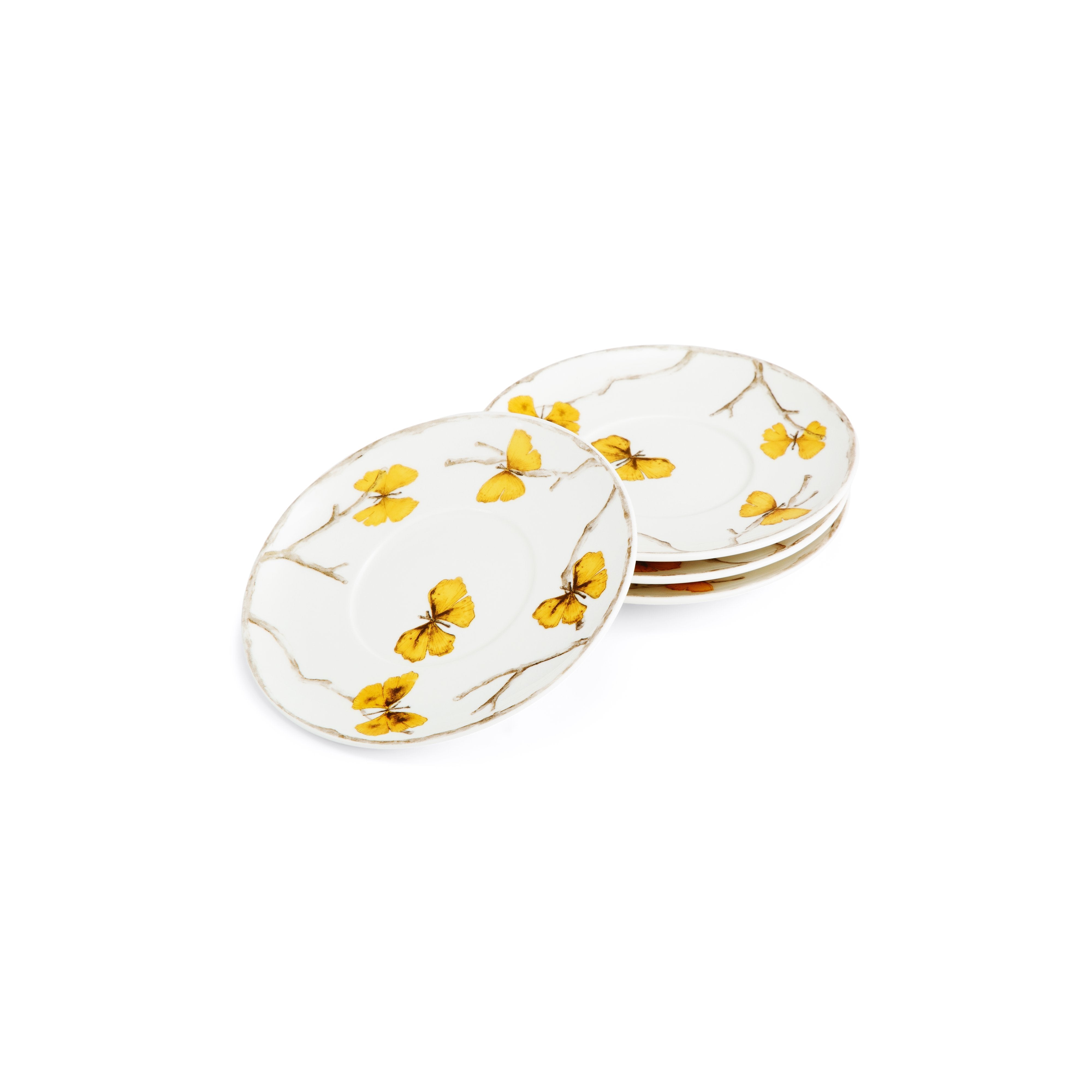 Butterfly Ginkgo Gold Demitasse