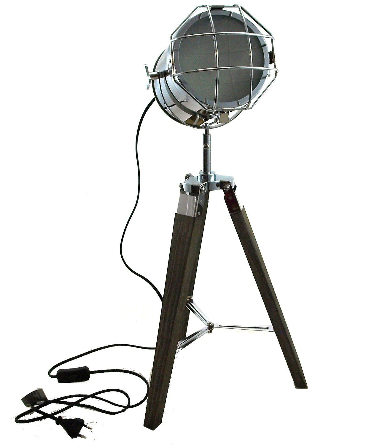 Lampa bord metall/trä 67 cm