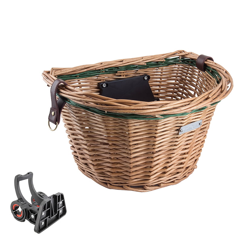 BASKET SunLite Front WICKER HONEY-Green QR