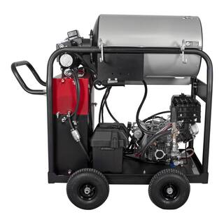 SIMPSON 4000 PSI at 4.0 GPM CRX 420 (49 State) with Comet Industrial Triplex Pump Hot Water Professional Gas Pressure Washer 65129