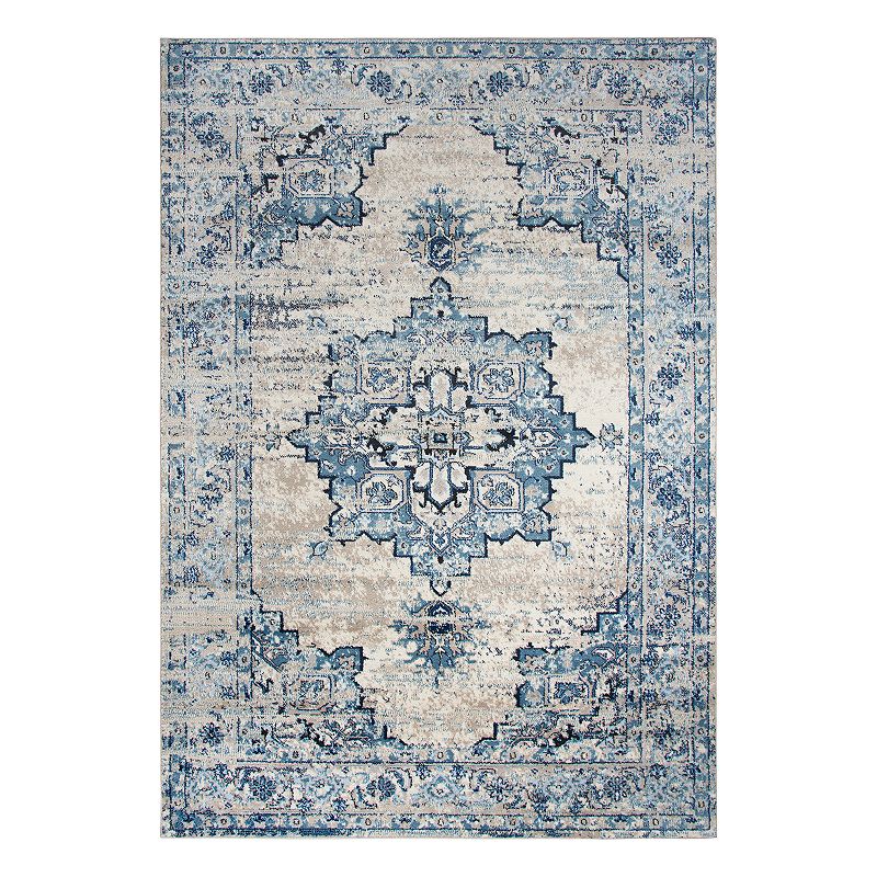 Rizzy Home Encore Traditional Medallion Geometric Rug