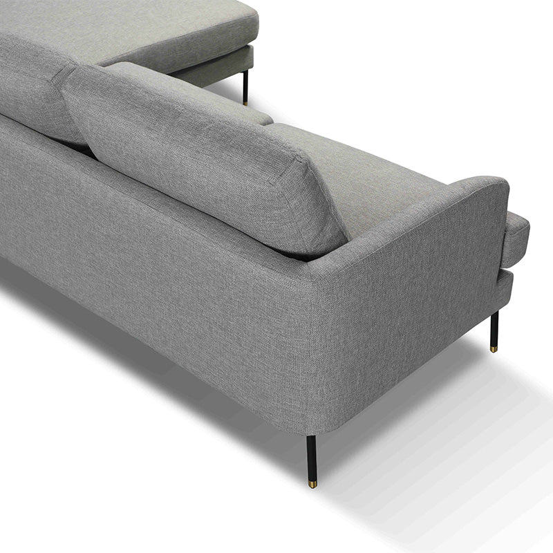 TIANA 3 Seater Sofa With Right Chaise - Grey