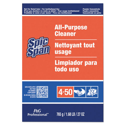 Procter and Gamble Spic and Span Professional All Purpose Cleaner | Powder， 27 oz. Box， 12