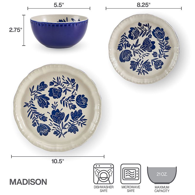 Pfaltzgraff Madison 12-pc. Dinnerware Set