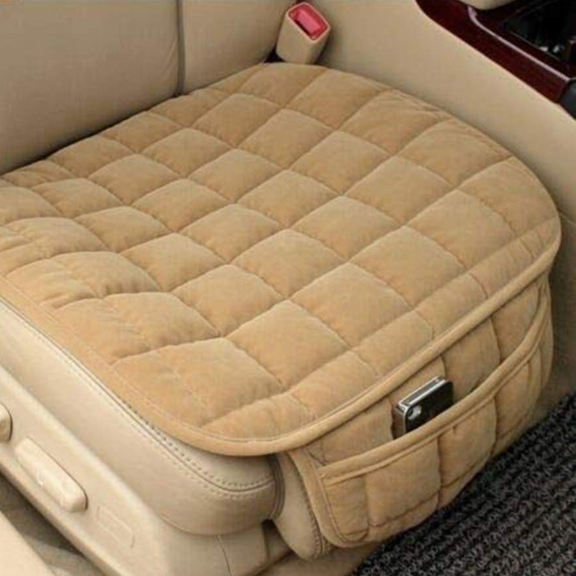 Breathable Car Interior Seat Cover for Auto Supplies Office Chair with PU Leather Cushion Protector