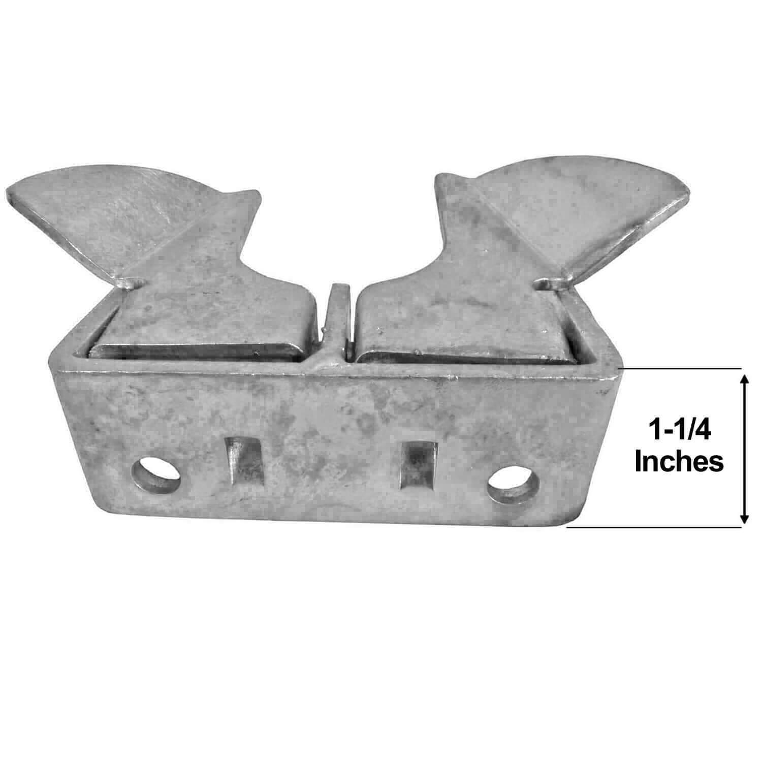 Jake Sales Brand - Wall Mount Gate Butterfly Fork Latch - Fits 1-3/8 to 1-5/8