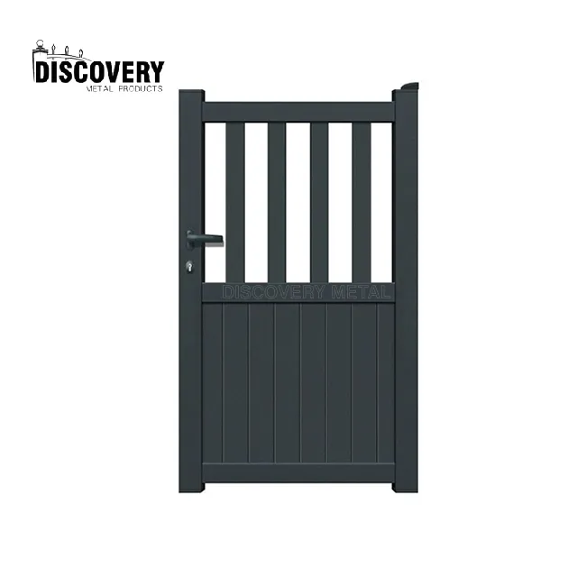 High Quality House Outdoor Gates Latest Design Aluminum Garden Entrance Gates Factory Supply Metal Fence And Gates