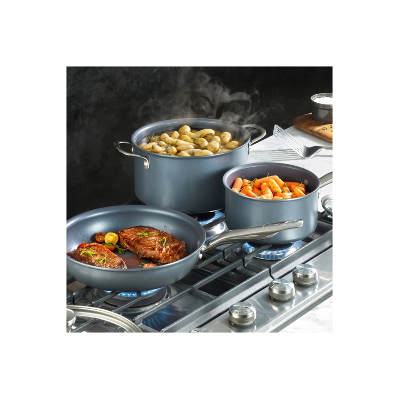 T-fal C577SE64 Platinum Nonstick 14-piece Cookware Set， Endurance Collection