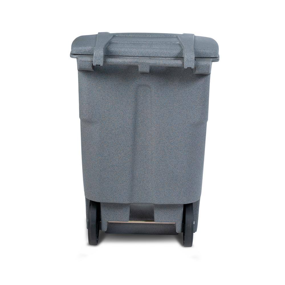 Toter 96 Gal. Graystone Wheeled Secure Document Cart CDA96-01GST