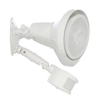 All-Pro 180 White Motion Activated Sensor Outdoor Security Flood Light with Lamp Cover MS185RW