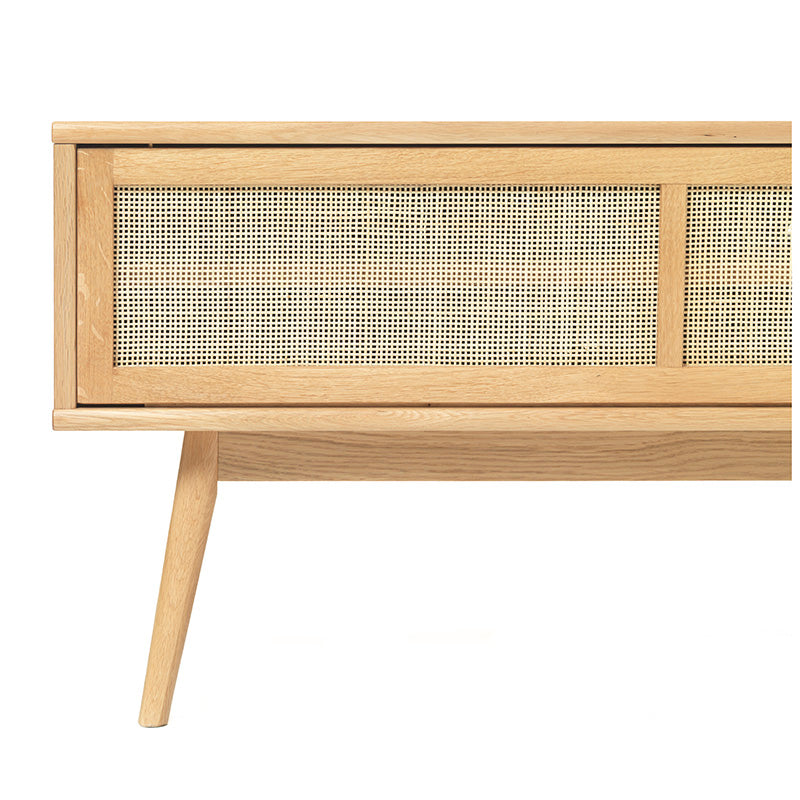 BARRALI Entertainment TV Unit 150cm -  Natural & Rattan