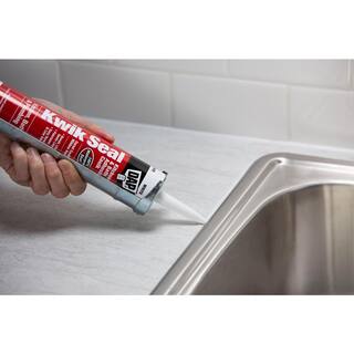 DAP Kwik Seal 10.1 oz. White Kitchen and Bath Adhesive Caulk 18032