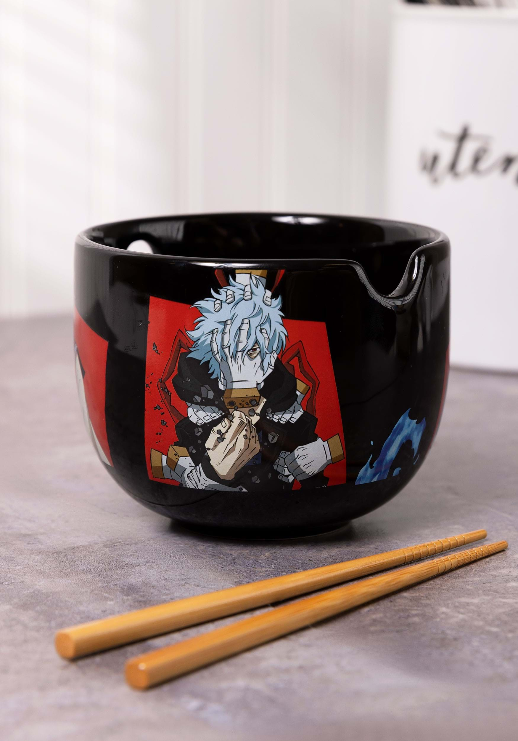 My Hero Academia Heroes and Villains Ramen Bowl Set