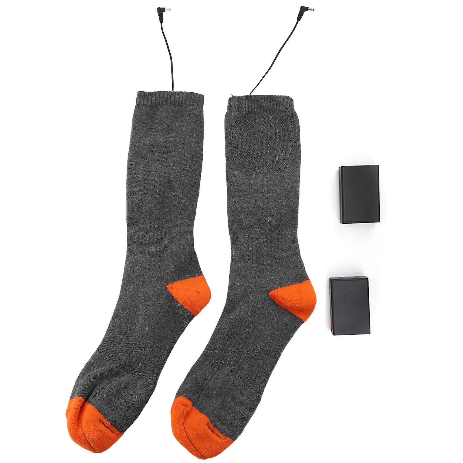 Winter Washable Electric Heated Socks Dry Battery Foot Warmer Thermal Stockings