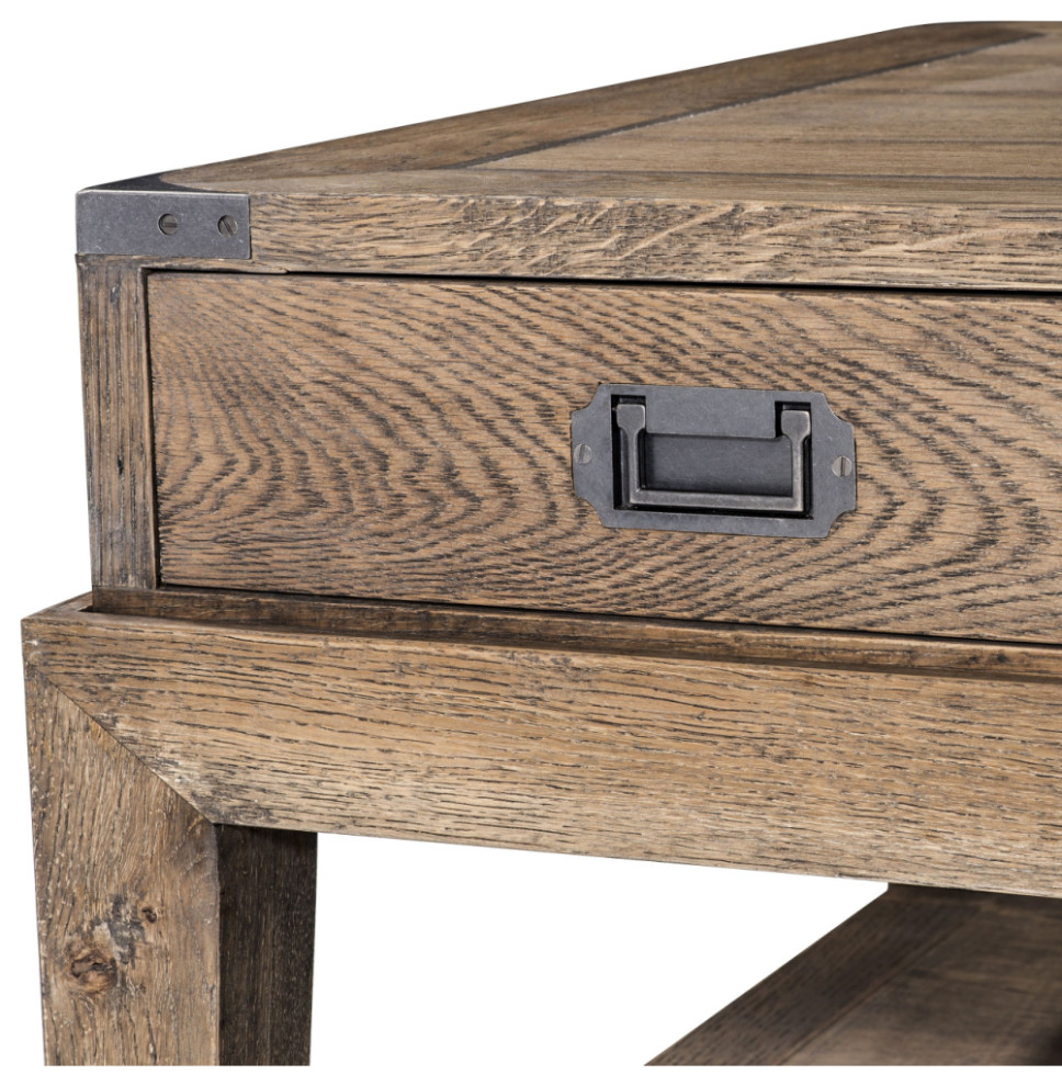 Classic 3 Drawer Coffee Table  Eichholtz Military   Rustic   Coffee Tables   by Oroa   Distinctive Furniture  Houzz