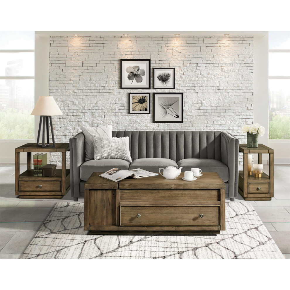 Riverside Furniture Denali Side Table   Transitional   Side Tables And End Tables   by Riverside Furniture  Houzz