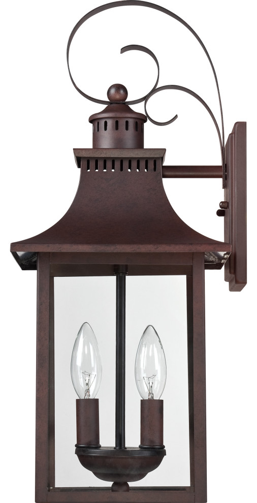 Quoizel Chancellor Outdoor Wall Lantern   Traditional   Outdoor Wall Lights And Sconces   by Designer Lighting and Fan  Houzz