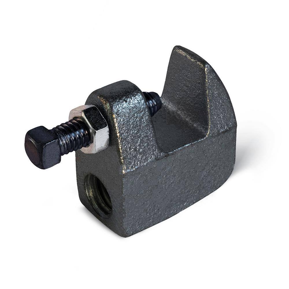 The Plumber's Choice Junior Beam Clamp for 12 in. Threaded Rod Uncoated Steel 12CLBSB