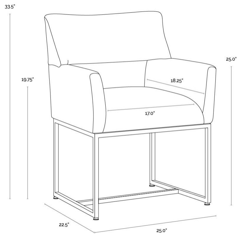 Greco Dining Armchair   Contemporary   Dining Chairs   by Sunpan Modern Home  Houzz