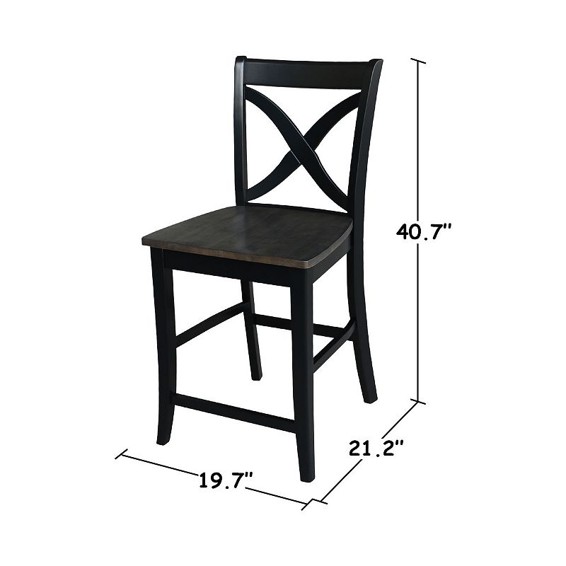 International Concepts Cosmo Crossback Counter Stool