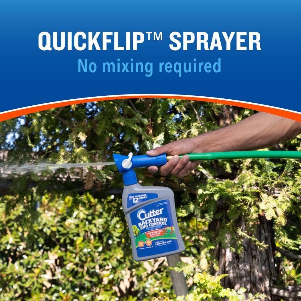 Cutter 32 fl. oz. Concentrate Backyard Bug Control Spray HG-61067-6