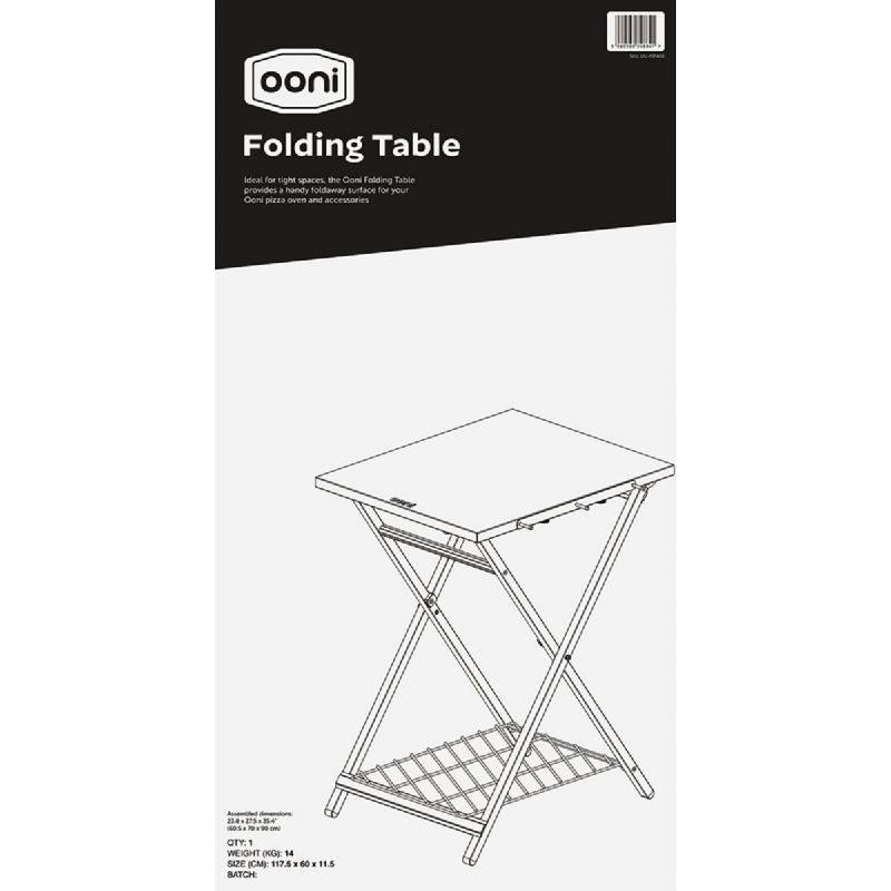 🎉Limited Time Offer🎉Ooni Outdoor Pizza Oven Folding Table