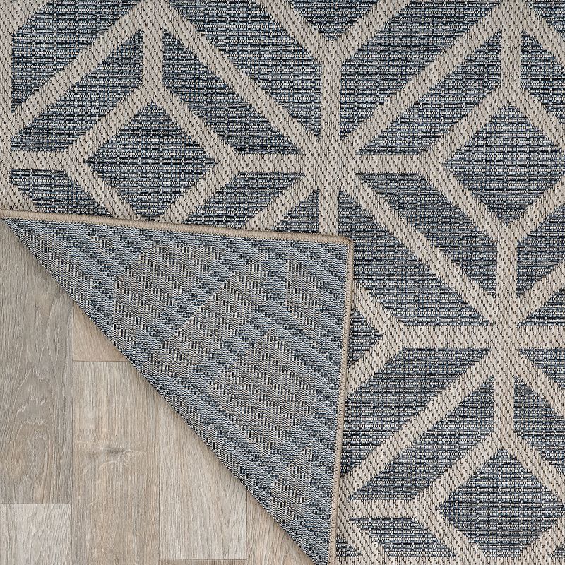 World Rug Gallery Bahama Geometric Indoor Outdoor Rug