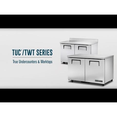 True TWT-72 Worktop Refrigerator - Three Door - 19 Cu. Ft.