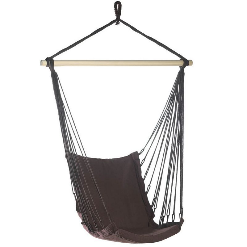 Actifo Dark Brown Recycled Cotton Garden Swing Chair