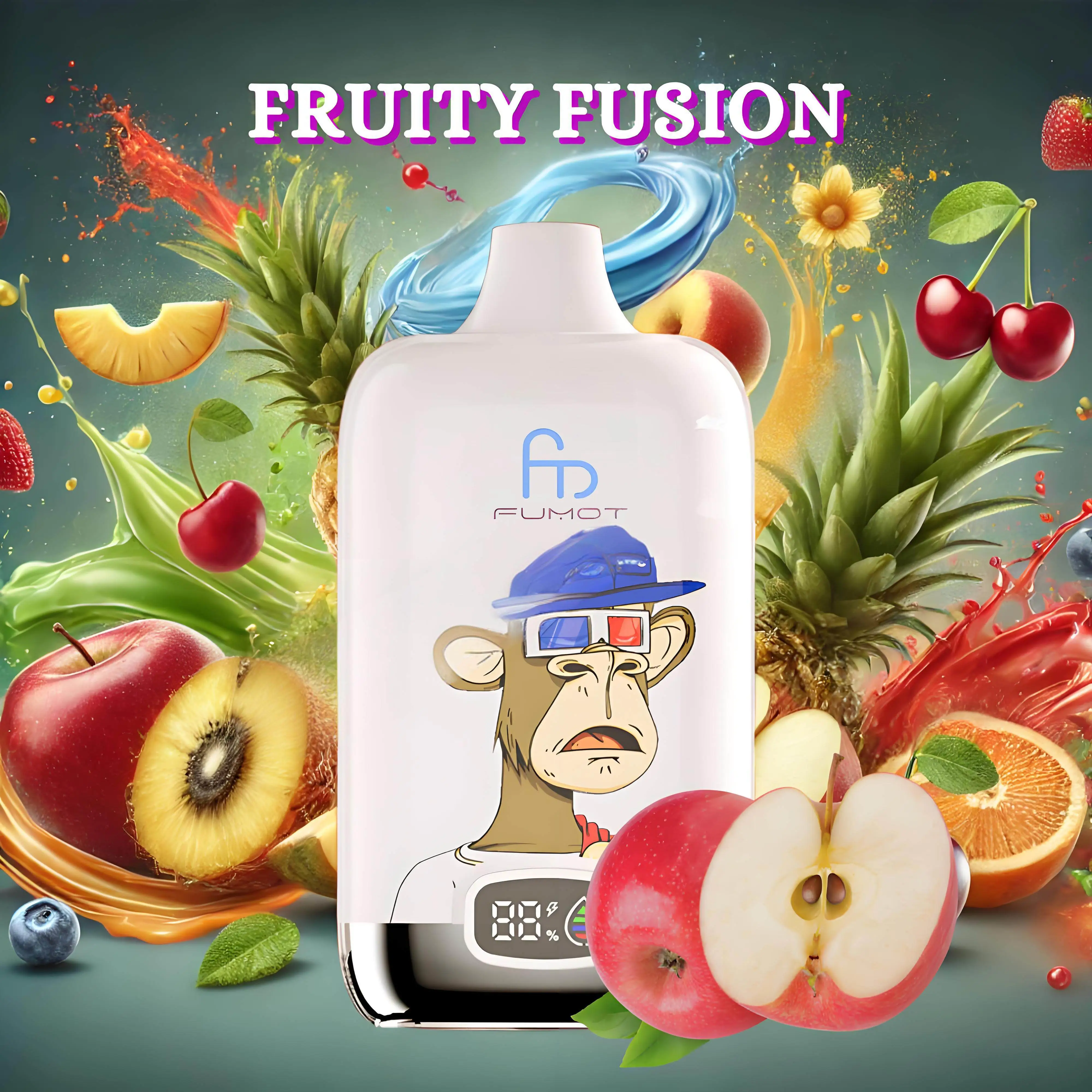 Fumot Tornado Digital Box 12000 Puffs - Fruity Fusion