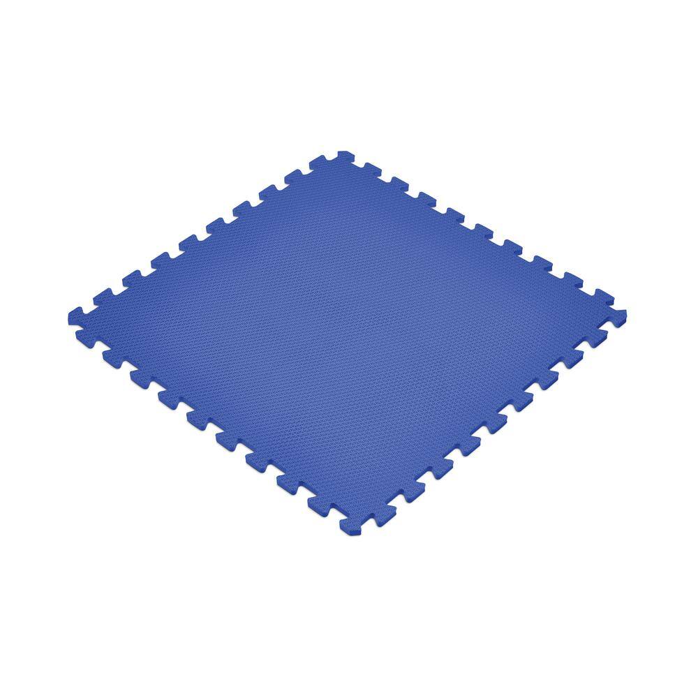 Norsk Blue 24 in. x 24 in. EVA Foam Non-Toxic Solid Color Interlocking Tiles (240 sq. ft. - 60 tiles) 240747_10