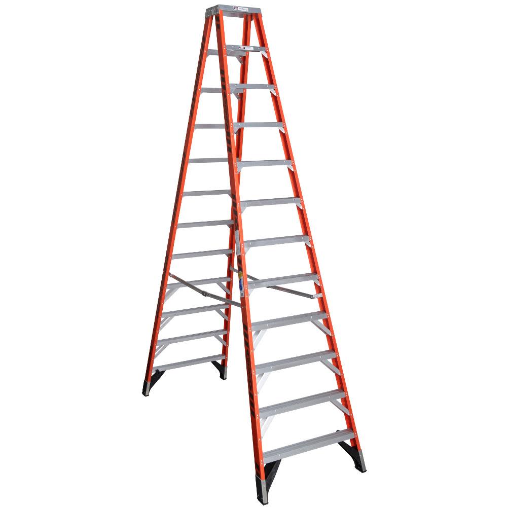 12 Ft. Type IAA Fiberglass Twin Ladder