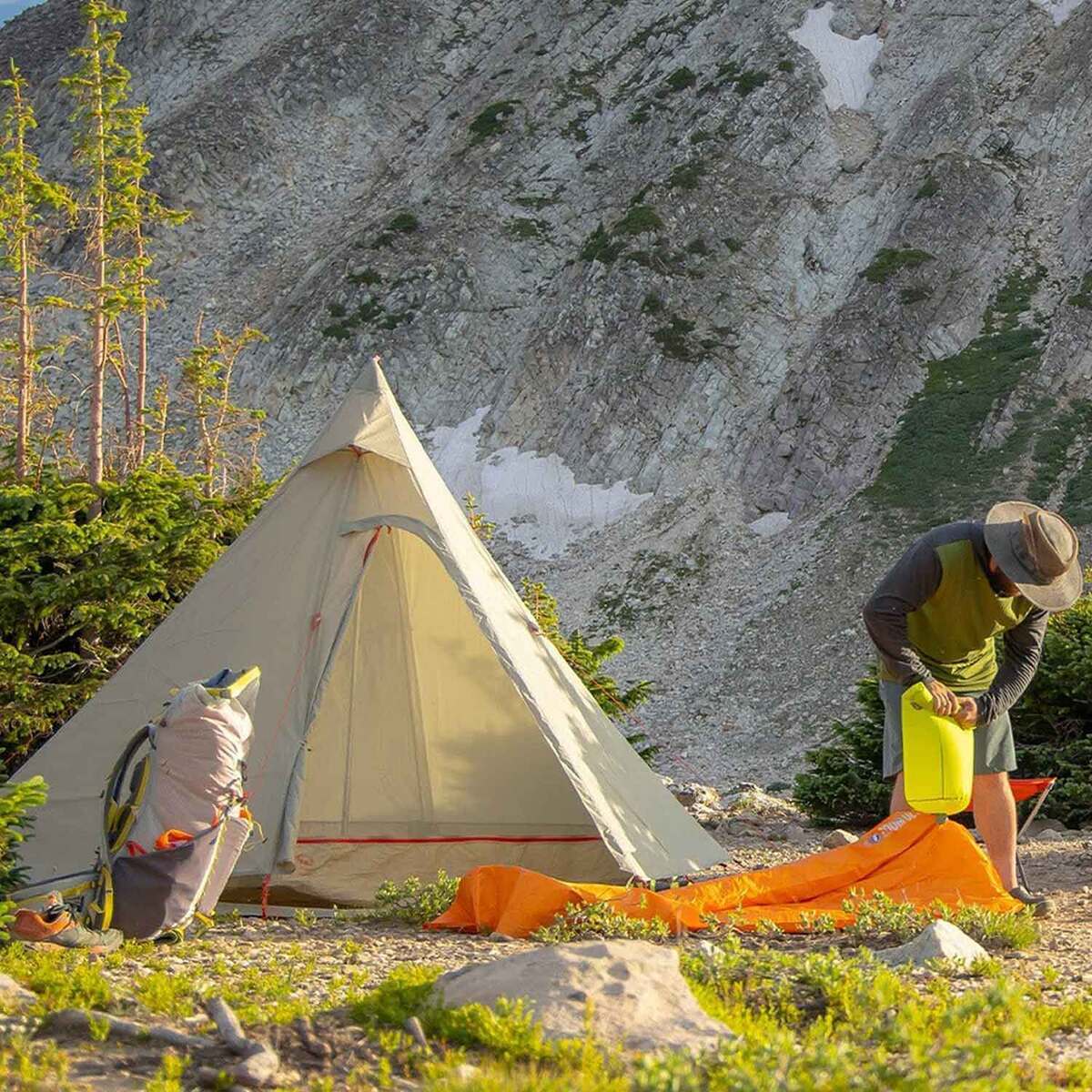 Big Agnes Gold Camp 3 Tarp  Tan